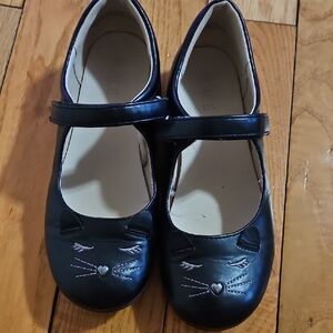 Place Black Cat Face Dress Shoes